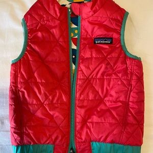 COPY - Patagonia nanopuff pink vest 3t reversibil…